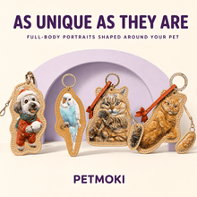Custom Contour 3D Leather Pet Portrait Keepsake