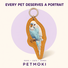 Custom Contour 3D Leather Pet Portrait Keepsake