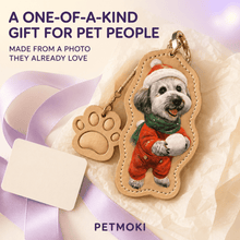Custom Contour 3D Leather Pet Portrait Keepsake