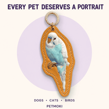 Custom Contour 3D Leather Pet Portrait Keepsake