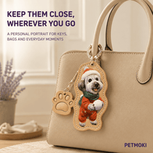 Custom Contour 3D Leather Pet Portrait Keepsake