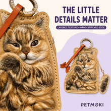 Custom Contour 3D Leather Pet Portrait Keepsake